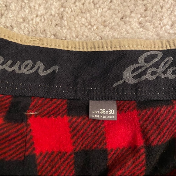 Men’s Eddie Bauer Snowcat Fleece-Lined Canvas Pants - Picture 3 of 6